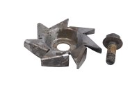 Water pump impeller wheel vane rotor coolant cooling with bolt BMW K 1 K-1 88-93