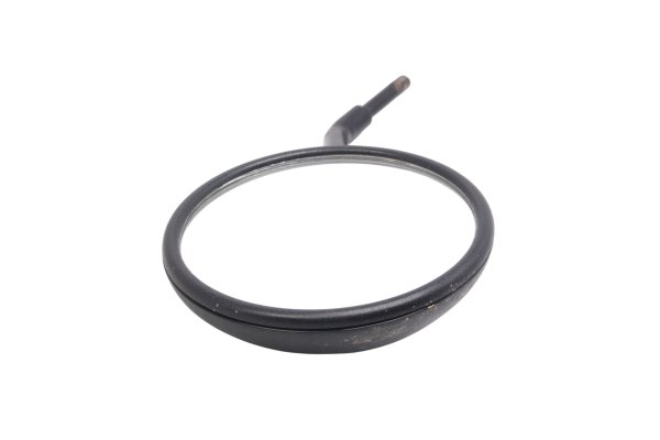 Rear view mirror left black round Bumm Busch Müller with nut BMW K 1 K-1 88-93