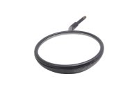 Rear view mirror left black round Bumm Busch Müller with nut BMW K 1 K-1 88-93