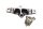 Supporto staffa bilancieri testata sinistro con viti BMW R 1150 R R28 0429 01-06