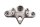 Piastra forcella superiore attacco manubrio sterzo BMW R 1150 R R28 0429 01-06