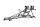 Heckrahmen Hilfsrahmen Sitzbankträger hinten BMW R 1200 GS K25 0307 R12 04-07