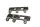 Platines déport adaptateur repose-pieds gauche droite Suzuki TL 1000 S AG 97-01