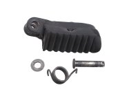Repose-pied pilote avant droit axe ressort Honda XRV 750 Africa Twin RD07 93-03