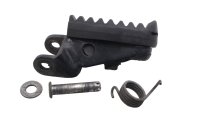 Repose-pied pilote avant droit axe ressort Honda XRV 750 Africa Twin RD07 93-03
