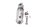 Footrest front left rider peg rubber spring pin BMW R 1150 R R28 0429 01-06