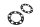 Entretoise disque de frein cale rondelle paire avant Kawasaki ER-6N ER650A 05-08