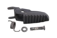 Repose-pied avant gauche pilote ressort axe Honda XRV 750 Africa Twin RD07 93-03
