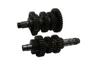 Växellåda axlar primär sekundär kugghjul Yamaha XV 535 N Virago 4MC 96-03