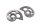Tendeur chaîne escargot paire gauche droit Honda XRV 750 Africa Twin RD07 93-03
