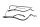 Brake lines hoses kit junction block pipes Honda XRV 750 Africa Twin RD07 93-03