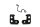 Support carénage patte clip paire gauche droit avant Suzuki TL 1000 S AG 97-01