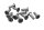 Jarrulevyn pultit ruuvit sarja etu taka Honda XRV 750 Africa Twin RD07 93-03