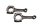 Vevstakar sats 2 st vevaxel motor vevparti Kawasaki KLE 500 LE500A1-A6 91-96
