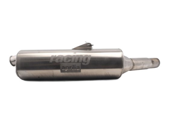 Exhaust silencer muffler end can Racing twin outlet Aprilia RSV 1000 Mille 98-98
