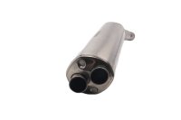 Exhaust silencer muffler end can Racing twin outlet Aprilia RSV 1000 Mille 98-98