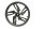 Framfälg gjutet hjul MT2.50x19 tubeless BMW R 1200 GS K25 0307 R12 04-07