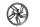 Front wheel rim cast MT2.50x19 inch tubeless BMW R 1200 GS K25 0307 R12 04-07
