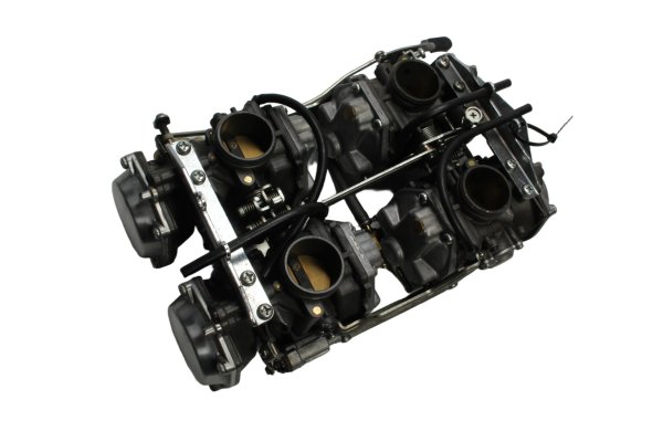 Förgasarbatteri förgasare Mikuni förgasarsats V4-motor Yamaha V-Max 2WE 91-06