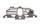 Grille de radiateur protection avant bas Honda XRV 750 Africa Twin RD07 93-03