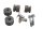 Silentblocs fixation réservoir caoutchoucs Honda XRV 750 Africa Twin RD07 93-03