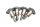 Vis couvre culasse cylindre avant arrière Honda XRV 750 Africa Twin RD07 93-03