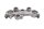 Té de fourche supérieur araignée direction Honda XRV 750 Africa Twin RD07 93-03