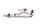 Soporte estribera pasajero pletina trasero derecho Honda XL 1000 V SD01 99-00