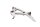 Soporte estribera pasajero pletina trasero derecho Honda XL 1000 V SD01 99-00