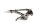 Soporte estribera pasajero pletina trasero derecho Honda XL 1000 V SD01 99-00