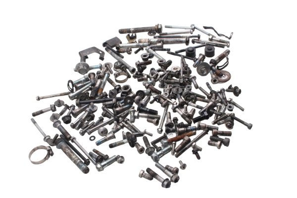 Bultsats skruvar muttrar kåpa ram motor clips fästen Suzuki SV 1000 S WVBX 03-07