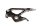 Soporte estribera pasajero pletina trasero izquierdo Honda XL 1000 V SD01 99-00