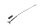 Varilla freno trasero tirante palanca con muelle Honda XL 600 LM PD04 85-87