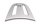 Portapacchi piastra bauletto argento posteriore BMW R 1150 R R28 0429 01-06