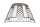 Portapacchi piastra bauletto argento posteriore BMW R 1150 R R28 0429 01-06