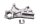 Bromsoksfäste bak hållare ankarplatta caliperbracket Suzuki SV 1000 S WVBX 03-07