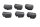 Gomas amortiguador corona cubo trasero juego 6 piezas Honda XL 600 LM PD04 85-87