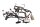 Mazo de cables instalación caja fusibles Honda XRV 750 Africa Twin RD07 93-03