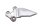 Supporto pedana poggiapiedi anteriore sinistra Suzuki SV 1000 S WVBX 03-07