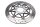 Disco freno anteriore flottante rotore ruota moto Suzuki SV 1000 S WVBX 03-07