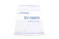 Manuale uso e manutenzione libretto lingua tedesca Suzuki SV 1000 S WVBX 03-07