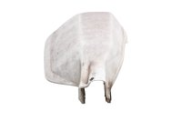 Paramanos protector mano izquierdo blanco Honda XRV 750 Africa Twin RD07 93-03