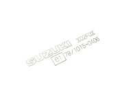 Silenziatore scarico marmitta sinistro terminale Suzuki TL 1000 S AG 97-01