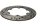 Disco de freno trasero MGEAR rueda moto KBA Honda CB 1000 F Big One SC30 93-96