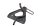 Soporte reposapiés pasajero trasero izquierdo Honda XL 600 LM PD04 85-87