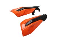 Håndbeskyttere handguards sæt venstre højre beslag orange sort KTM universell