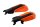 Håndbeskyttere handguards sæt venstre højre beslag orange sort KTM universell