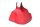 Paramanos izquierdo rojo handguard protector manillar Honda XL 600 LM PD04 85-87