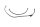 Brake line set braided steel hoses front caliper Suzuki SV 1000 S WVBX 03-07