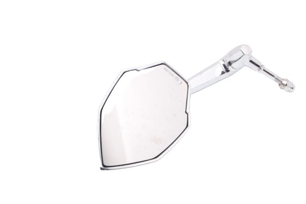 Espejo retrovisor derecho cromado M10 homologado Motorrad Zubehör universell